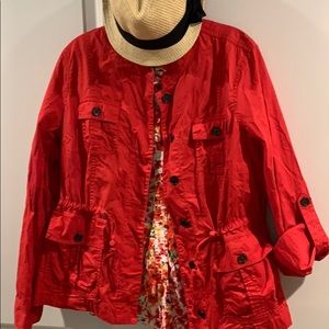 Jones New York Poppy blouse & jacket